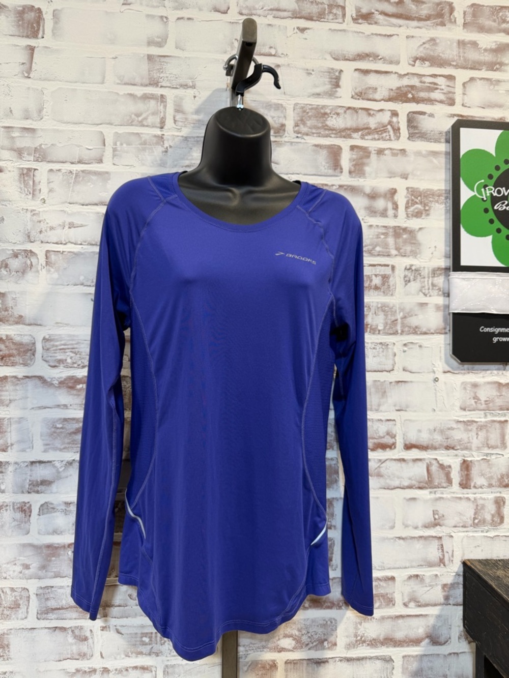 Brooks Long Sleeve Women's Running Top — Royal Blue